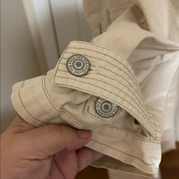 Free People We the Free Perry washed trench coat in oak - Picture 7 of 9